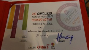 Galardón entregado al CASC