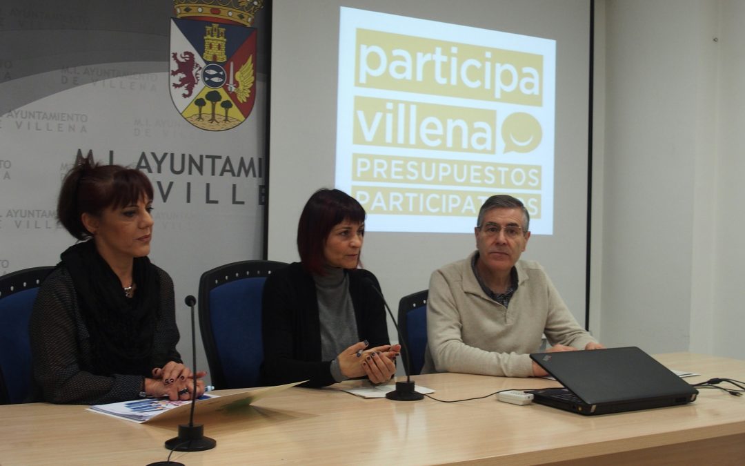 Villena presenta sus primeros presupuestos participativos