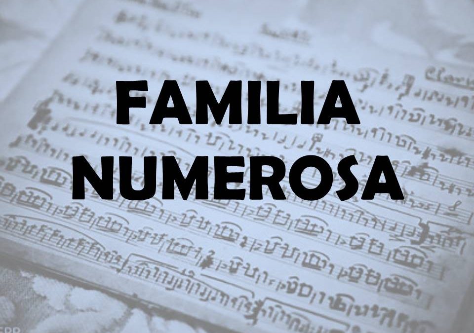 FAMILIA NUMEROSA