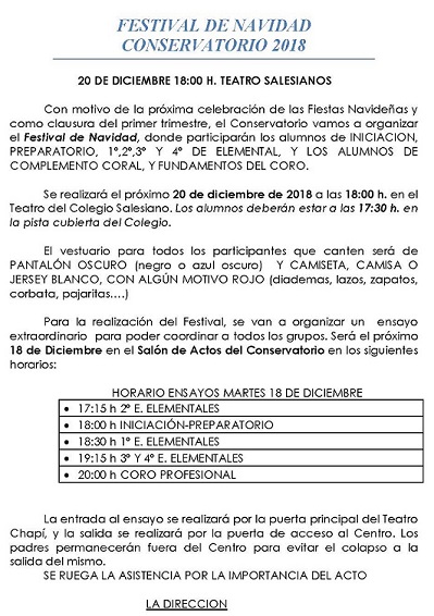 Festival de Villancicos