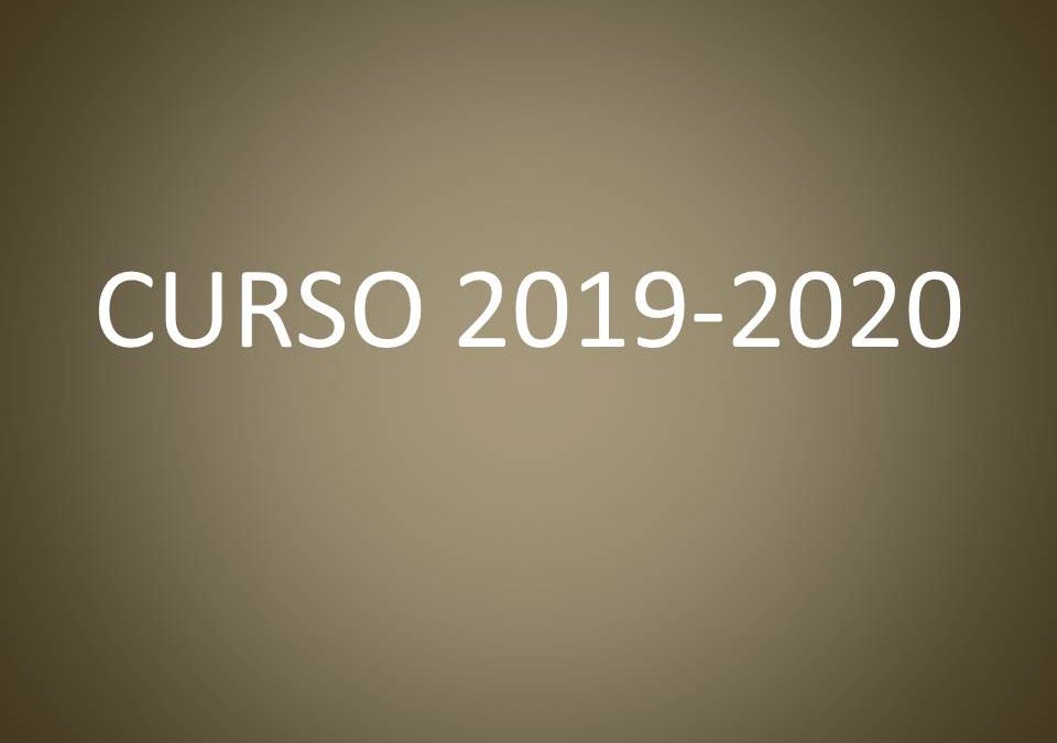 INFORMACIÓN ALUMNOS NUEVO INGRESO CURSO 2019-2020