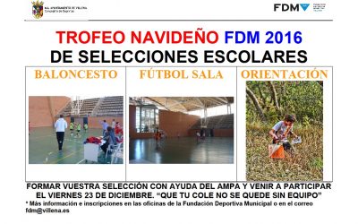 TROFEO NAVIDEÑO DE SELECCIONES ESCOLARES