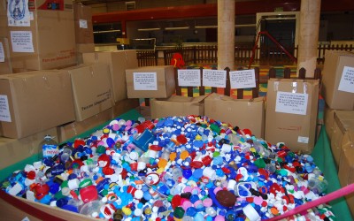 Última semana de recogida de tapones solidarios