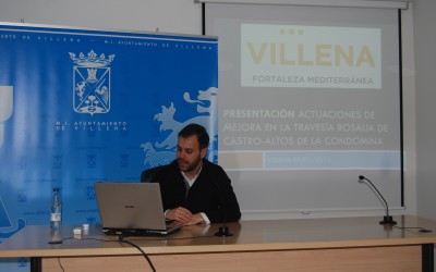 El edil de Movilidad Urbana ha explicado las  actuaciones de mejoras a realizar en la travesía Rosalía de Castro-Altos de la Condomina