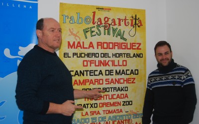 El Festival Rabo Lagartija llegará a Villena en el mes de agosto, como nueva propuesta musical de la promotora Sufriendo&Gozando