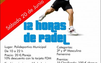 12 Horas de Padel FDM