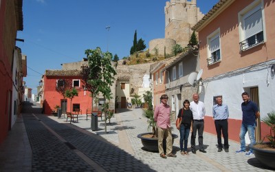 Finalizadas las obras de reurbanización del entorno de Colache