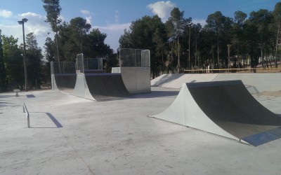 Finalizan las obras de instalación del skate-park en la Pinada Galbis