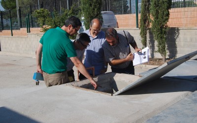 Visita a las instalaciones de abastecimiento de agua
