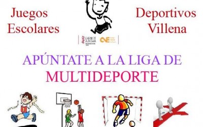 LIGA DE MULTIDEPORTE EN LOS JUEGOS DEPORTIVOS ESCOLARES PARA PREBENJAMINES
