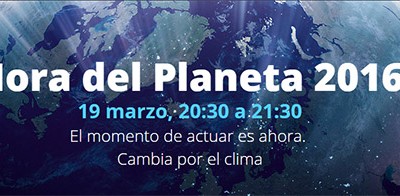 El sábado Villena se suma a la Hora del Planeta