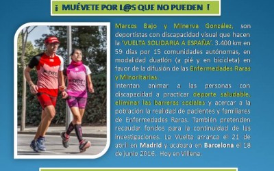 El miércoles llega a Villena la Vuelta a España Solidaria