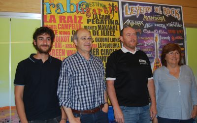 Puesta de largo de Leyendas del Rock y Rabolagartija