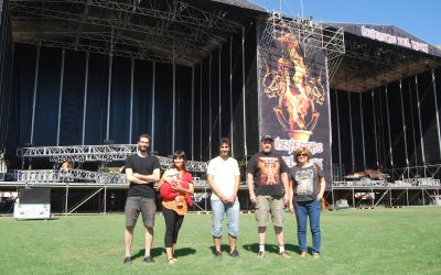 Últimos preparativos para la gran fiesta del rock
