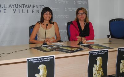 Recuperada en Villena una escultura de la I República Española