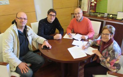 Firma del convenio con Cruz Roja