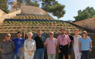 Inaugurada la nueva zona verde en la Subida a Santa Bárbara