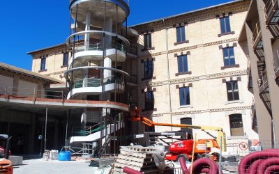 Visita institucional a las obras del Museo de la Ciudad