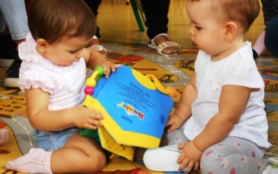 Gateando entre libros en las bibliotecas de Villena
