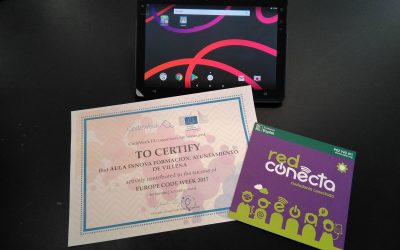 Aula Innova es premiada por su participación en la European Code Week