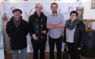 El eurodiputado Florent Marcellesi visita Villena