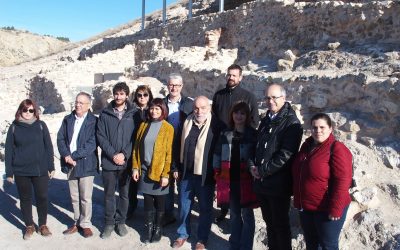 La Directora de Patrimonio de la Generalitat visita el Cabezo Redondo