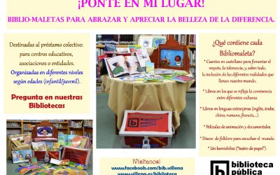 ¡ Ponte en mi lugar!  :  Biblio-maletas para abrazar y apreciar la belleza de la diferencia