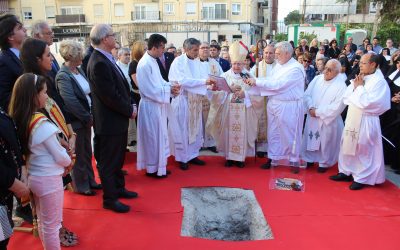 Colocada la primera piedra de la obra del nuevo asilo en Villena