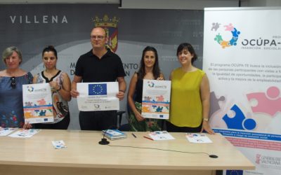 El Ayuntamiento de Villena renueva el programa de inserción sociolaboral OCÚPA-TE