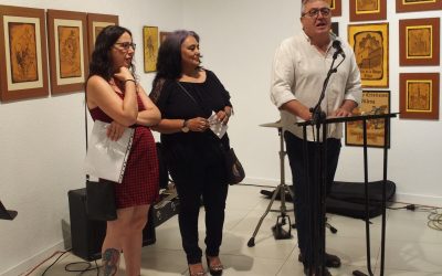 Cine en pintura como homenaje a Javier Santana