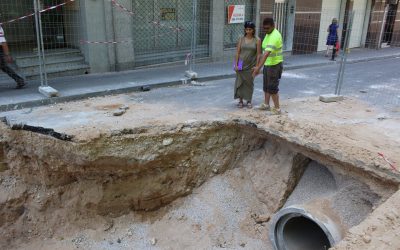 Visita a la obra de Plaza María Auxiliadora