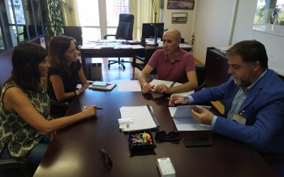 Reunión con Confederación Hidrográfica por la conservación de la acequia del rey