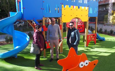 Recepcionada la obra de renovación del parque infantil de la Plaza del Rollo