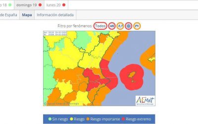Suspendidas las actividades al aire libre el domingo en Villena