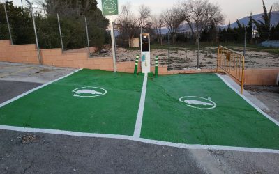 Instalados dos nuevos puntos de recarga de vehículos eléctricos, subvencionados por el Instituto Valenciano de Competitividad Empresarial (IVACE)