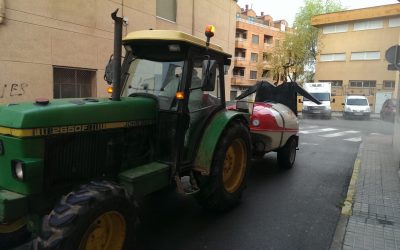 Voluntariado ciudadano colabora en las tareas de desinfección