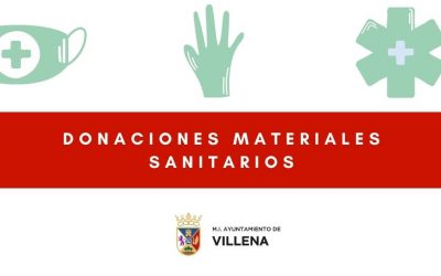 Recomendaciones para las donaciones de material médico