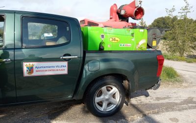 El Ayuntamiento de Villena intensifica los tratamientos para el control de mosquitos