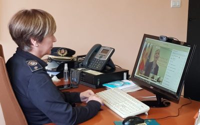 La Comisaria Jefa de la Policía Local de Villena participa en una reunión convocada por la Consellera de Justici