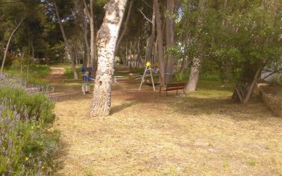 La brigada de jardines avanza con la recuperación de zonas verdes