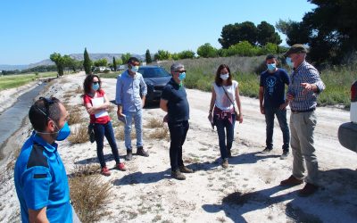 Confederación Hidrográfica, regantes y Ayuntamiento se reúnen en Villena para dar solución al problema de mantenimiento de la acequia del rey