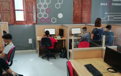 El Aula Innova Formación colabora con el IES Hermanos Amorós y la Fundación Sanamente