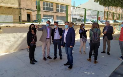 El director general de Infraestructuras Educativas visita el CEIP Príncipe Don Juan Manuel para conocer su estado