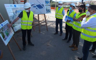 Mollà: “La reforma integral de la depuradora de Villena eliminará malos olores y proporcionará agua recuperada de calidad para los regantes”