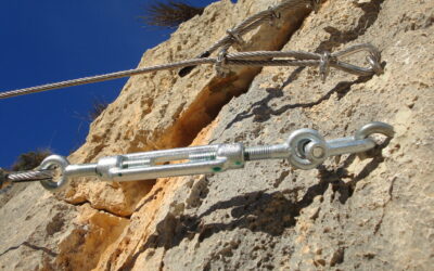 La FDM sustituye los elementos de la Vía Ferrata para mejorar su seguridad