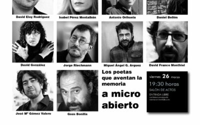 Recital de poesía contemporánea española en la Casa de la Cultura de Villena