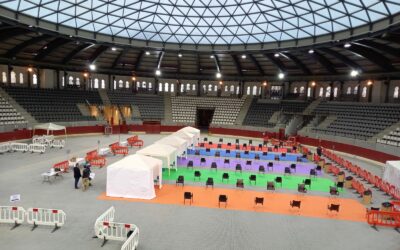 La Plaza de Toros de Villena, preparada como punto de vacunación anti Covid-19