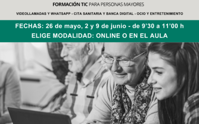 Aula Innova ofrece ExpertClick, un curso en nuevas tecnologías para mayores de 55 años
