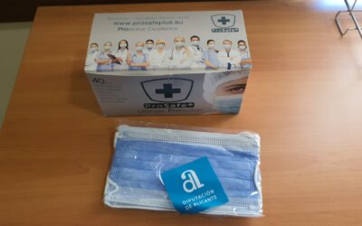 Villena repartirá 31.000 mascarillas donadas por la Diputación entre menores y adolescentes