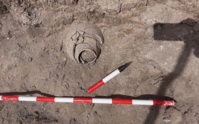 Las excavaciones arqueológicas del yacimiento romano de Casas del Campo recuperan cientos de objetos en el interior de una fosa